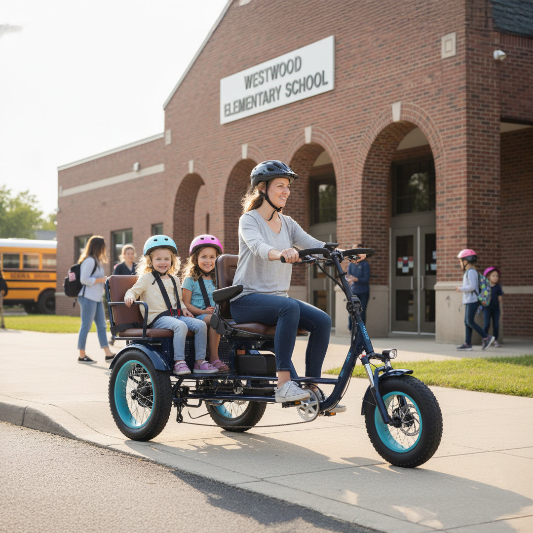 EVRY journey Recumbent EBike Rickshaw 750w