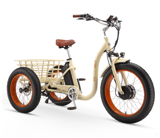 Simple Step Thru FAT Tire 3 Wheel Electric Bike
