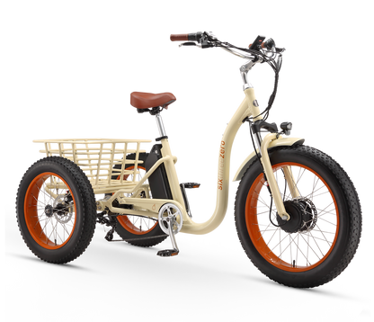 Simple Step Thru FAT Tire 3 Wheel Electric Bike
