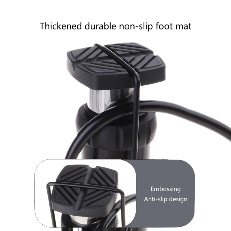 Foot Pump with Pressure Gauge