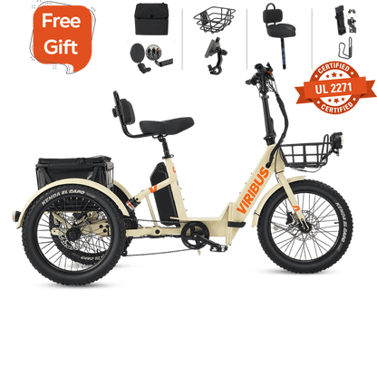 Viribus FC1 Folding Electric Tricycle