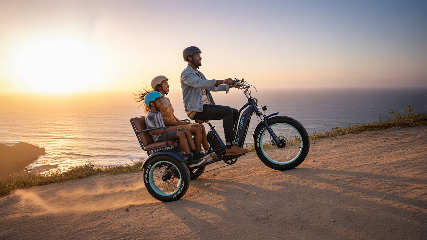 EVRYjourney EBike  Rickshaw Dual 750w (Max 1500w, Dual Battery, Total 42ah)