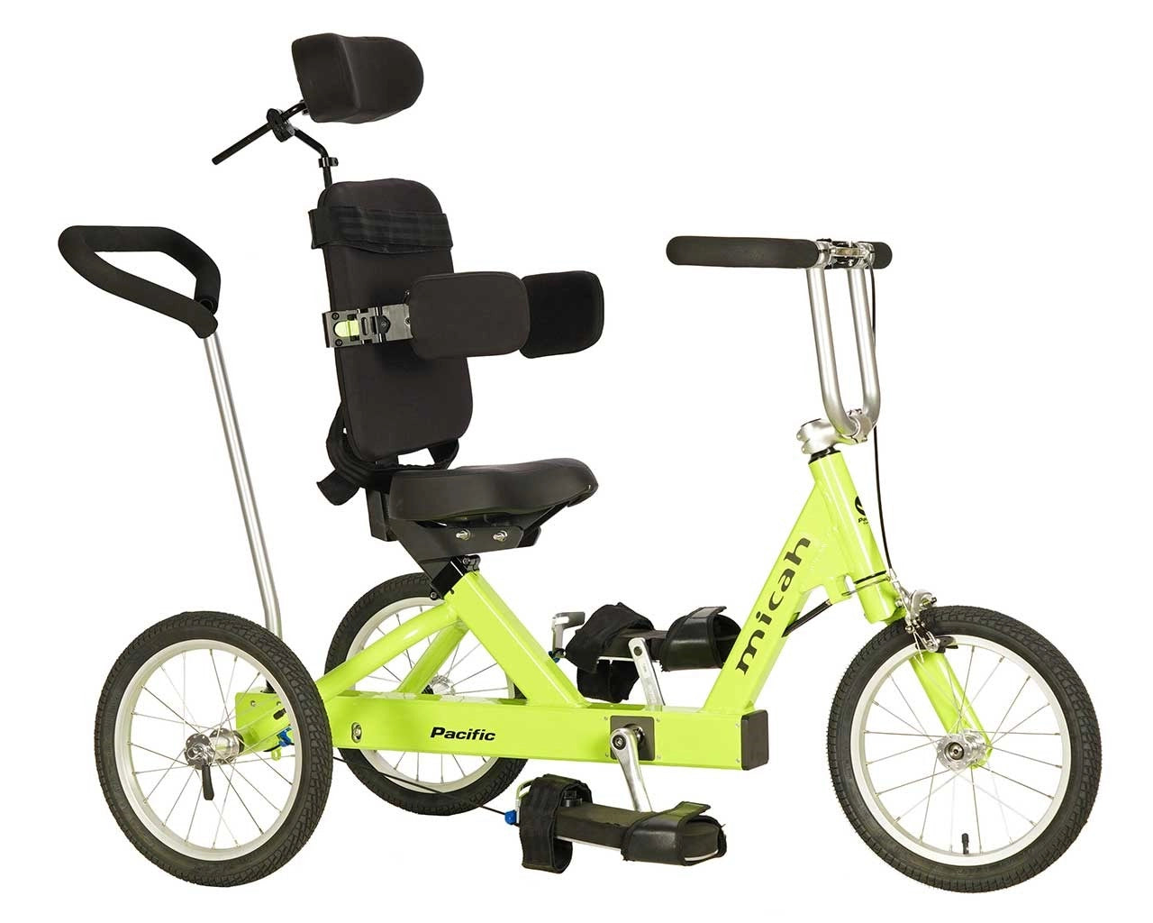 MICAH FLAGSHIP DELUXE Special Needs Tricycle MICAH-FLAG-LIME