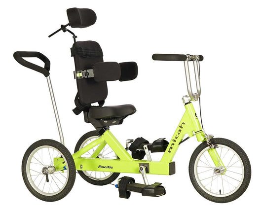 MICAH FLAGSHIP DELUXE Special Needs Tricycle MICAH-FLAG-LIME