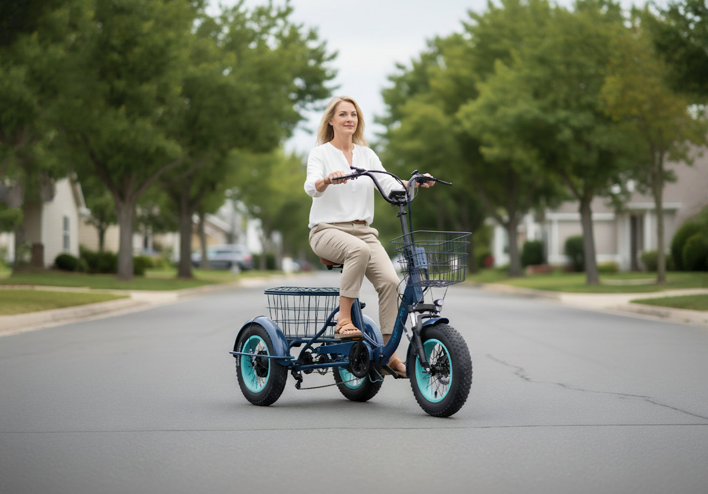 Easy Transit 750W Fat Tire Electric Trike
