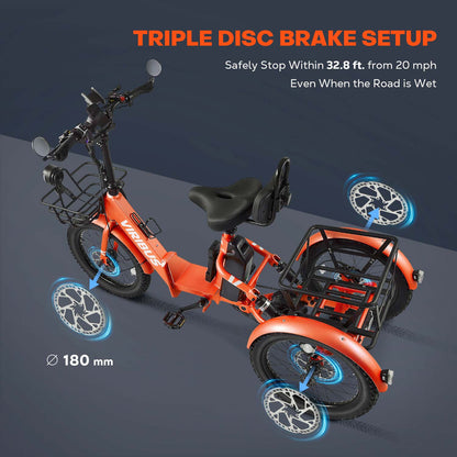 Viribus FC1 Folding Electric Tricycle