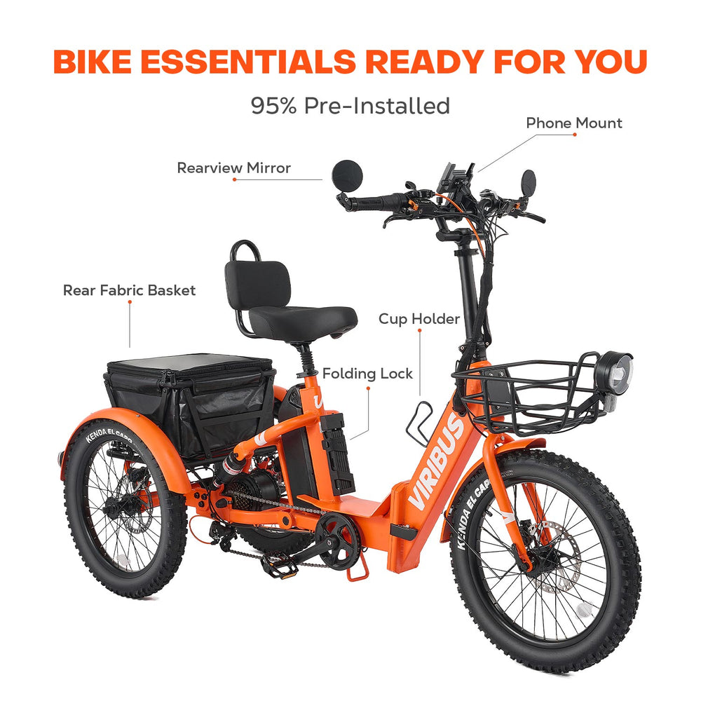 Viribus FC1 Folding Electric Tricycle