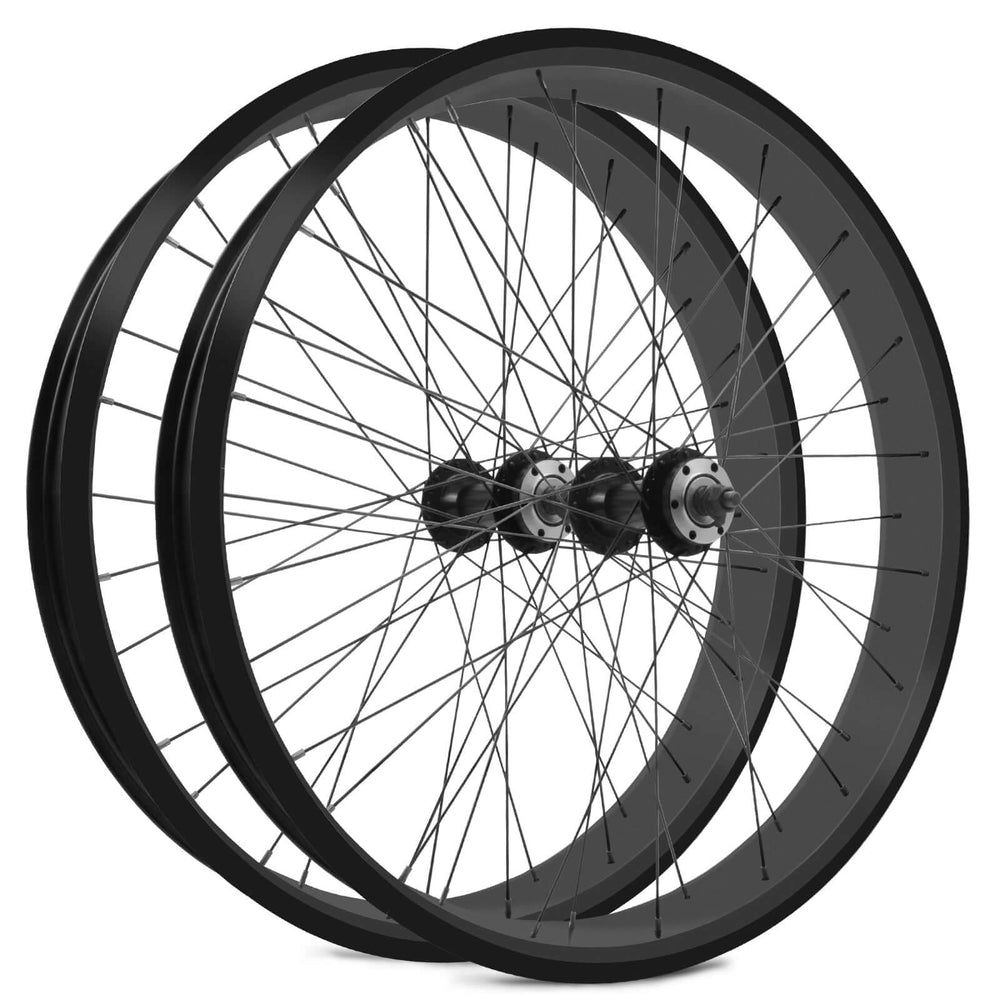 Tracer WH-T952636D7 26"x13Gx36H Alloy Fat Rims Set for 26"x3.0, 4.0 Tire 7-Speed