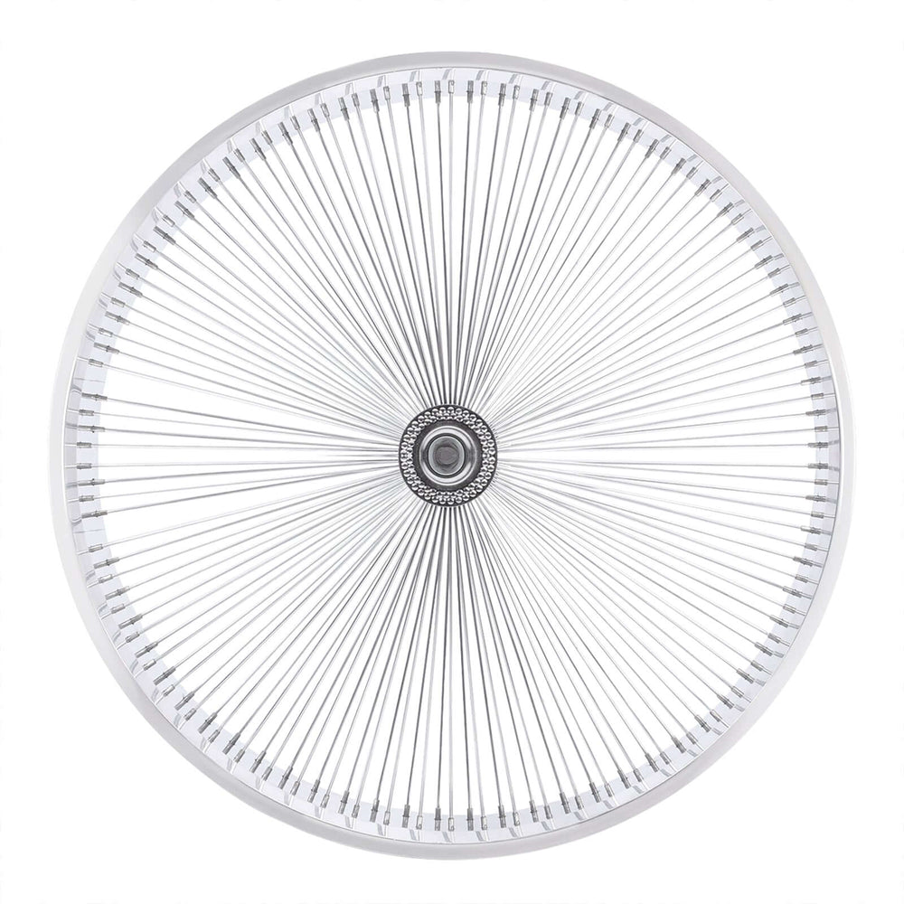 Tracer WH-TR7526140 26"x3"x13Gx140H Aluminum Polish FAT Rims Wheel Set.
