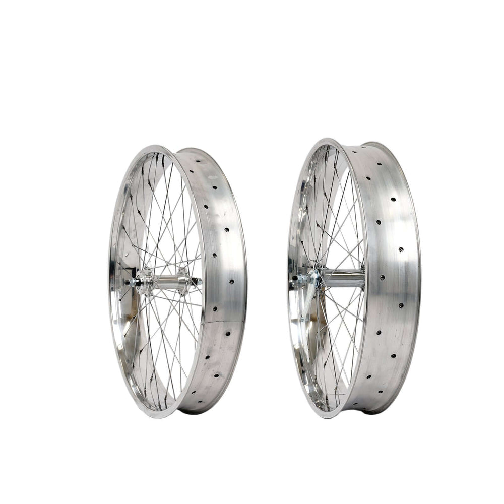 Tracer WH-D4C263613-PL Double Polished Fat Rim Wheelset with Coaster Brake.