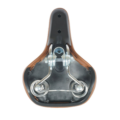 Tracer AF-7024-BRN Retro City Bikes Saddles with Coil Spring