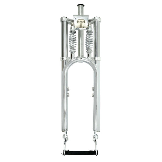Tracer FK-GT640305145D8 26''-29'' Adjustable Dual Spring Fork for Disc Brake 1-1/8"(28.6mm)