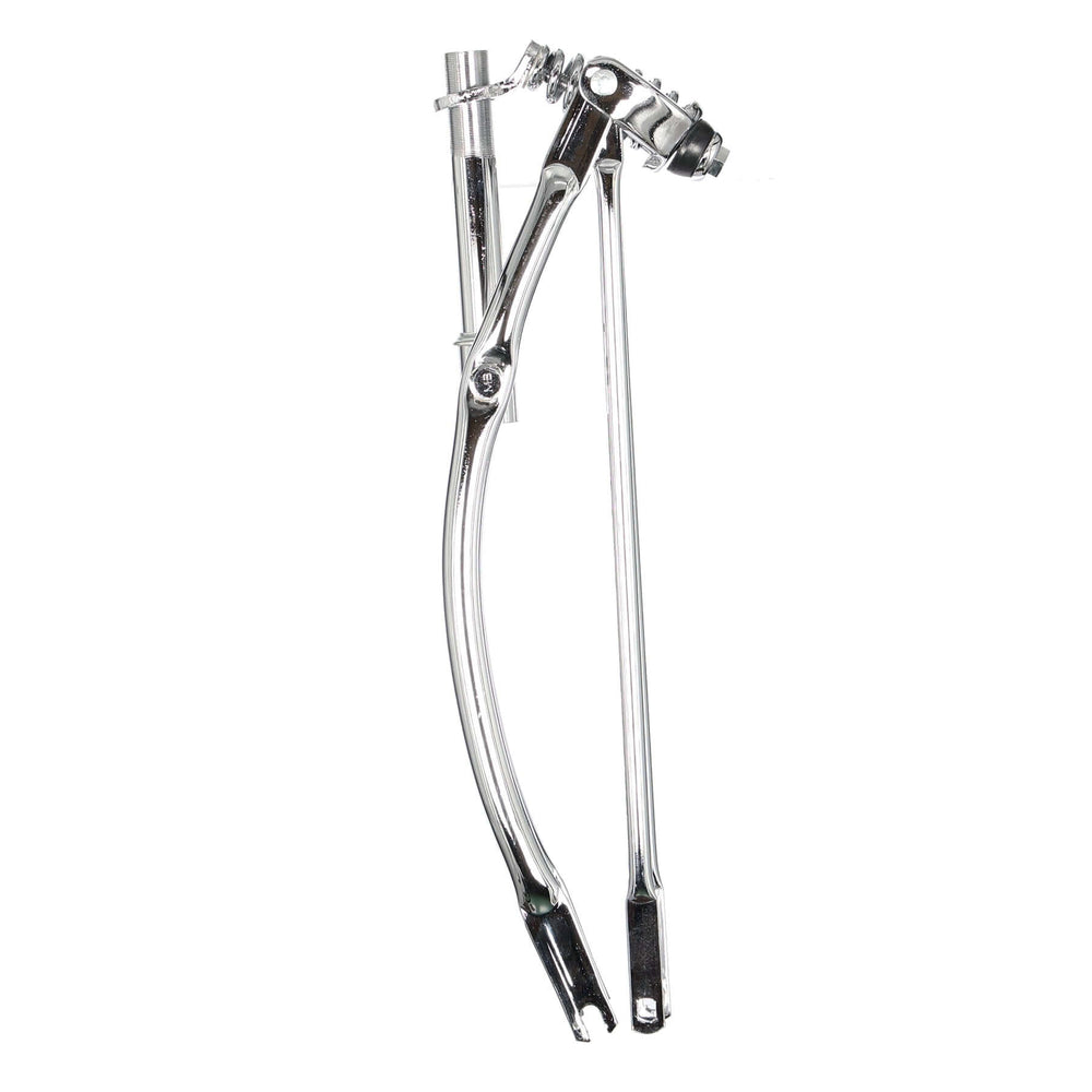 Tracer FK-SP26161135 26" Lowrider Classic Spring Fork Regular Bend Chrome 25.4mm for 3.0 Fat Tire