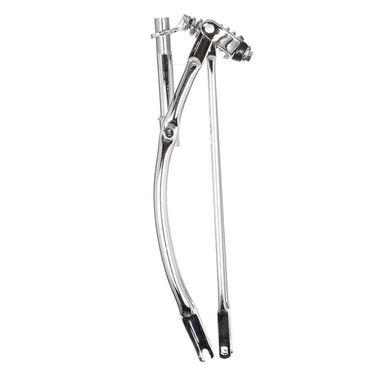 Tracer FK-SP26161135 26" Lowrider Classic Spring Fork Regular Bend Chrome 25.4mm for 3.0 Fat Tire