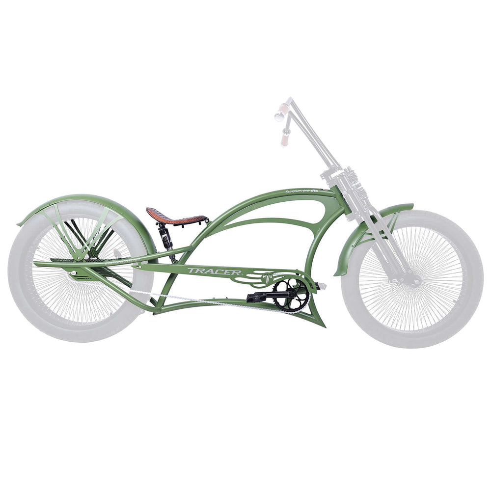 Tracer FM-Scorpion Pro DTS 26" Stretch Chopper Cruiser Over Size Steel Frame