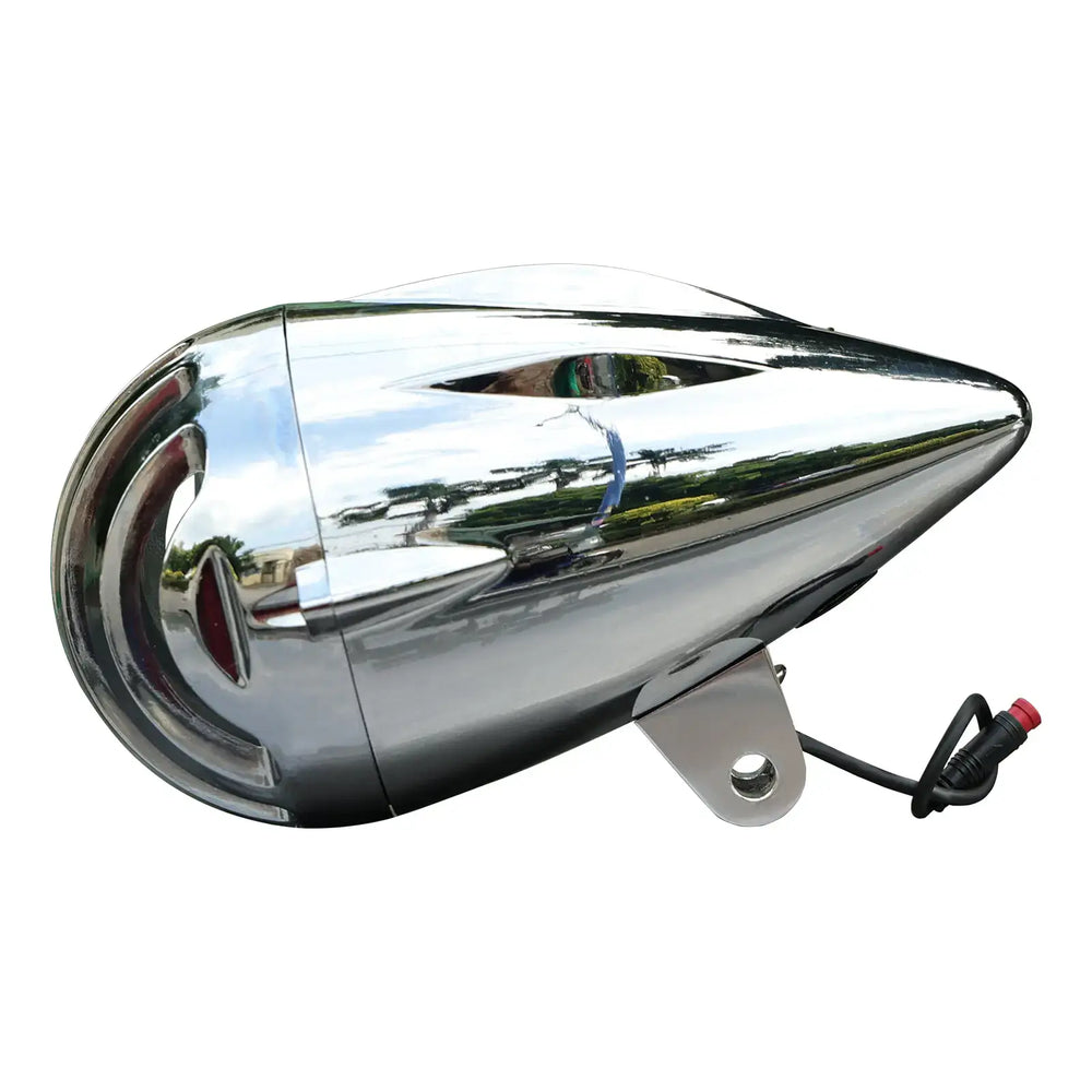 Tracer LG-FL2312-48 Vintage LED Bike Headlight Bicycle Retro Light Front Head Lamp 12V-48V 10W Diameter
