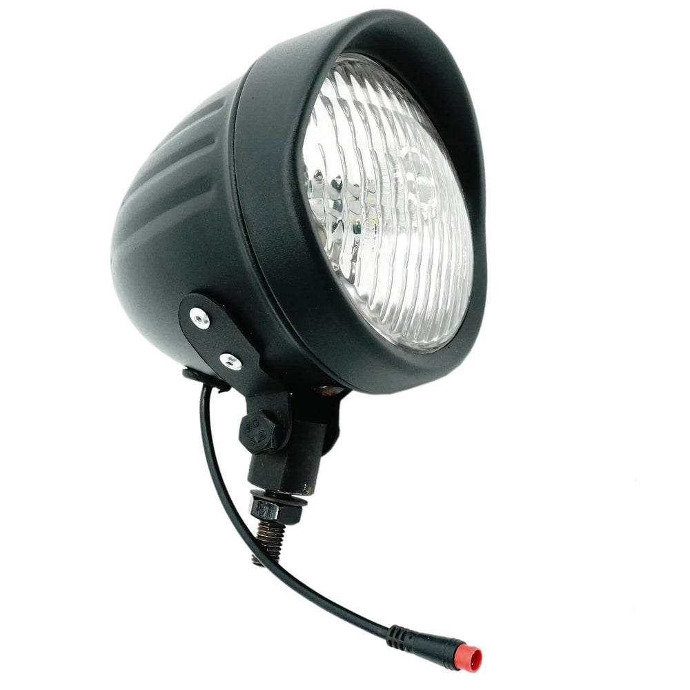 Tracer LG-FN-310-48 Classical Chrome Vintage LED Headlight 12V-48V for Electric Bike