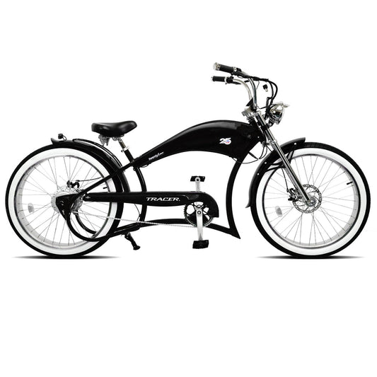 Twenty5 GT 500W 26" Motorcycle-Style Stretch Chopper E-Bike