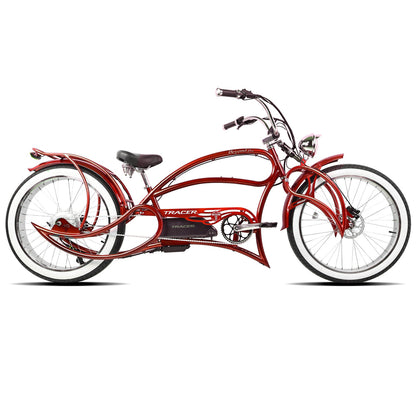 Tracer Beyond Pro 1000W 26" Classic Stretch Chopper Style EBike