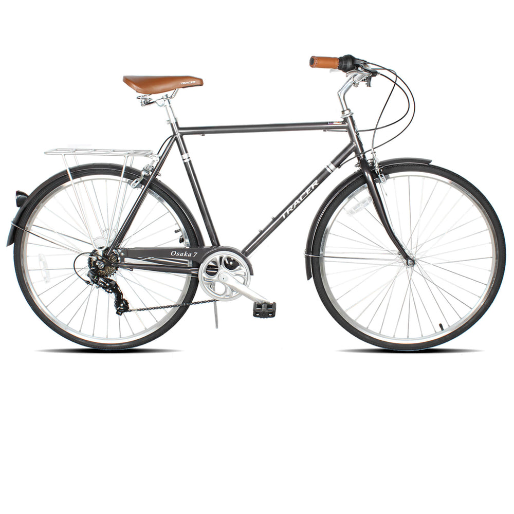 Tracer Osaka 700C 7 Speed Hybrid City Urban Bikes for MEN