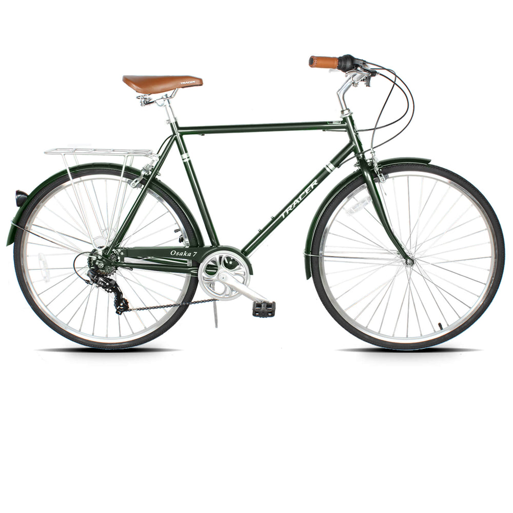 Tracer Osaka 700C 7 Speed Hybrid City Urban Bikes for MEN
