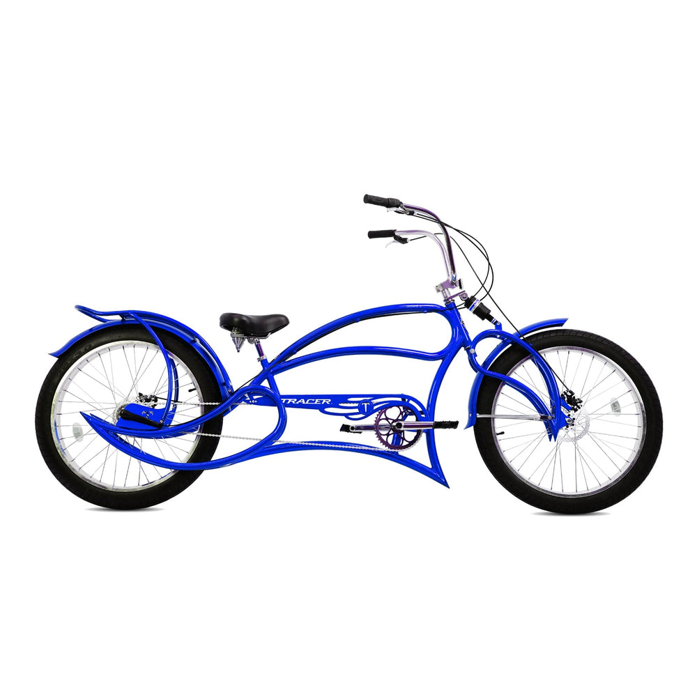 Tracer Leopard 3i Pro Vintage Stretch Beach Cruiser Bike Internal 3-Speed