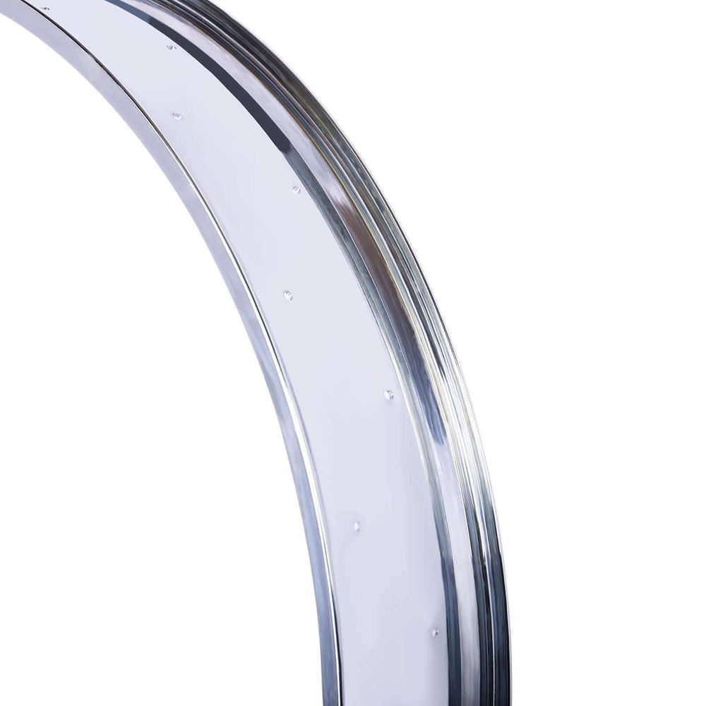 Tracer RM-TH752936 Bicycle Fat Mirror Electroplating Chrome Rim 29" x 14G x 36H 80mm For Cruiser Bike