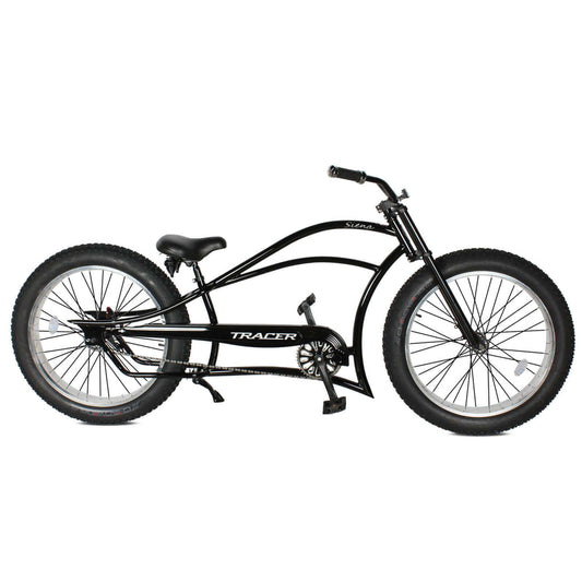 Tracer Siena 26'' Chopper Stretch Cruiser Fat Tire Bike Available 1 Speed/7 Speed