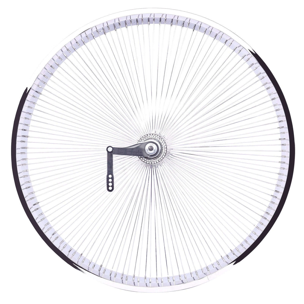 Tracer WH-TH9529140C-CP 29"*3" 29"*4" Mirror Chrome Bike Wheel Set with Coaster Brake