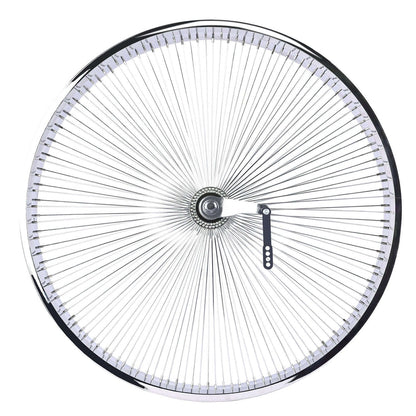 Tracer WH-TH7529140C-CP Mirror Chrome Bike 80mm Fat Rims Wheel Set for 29 inch