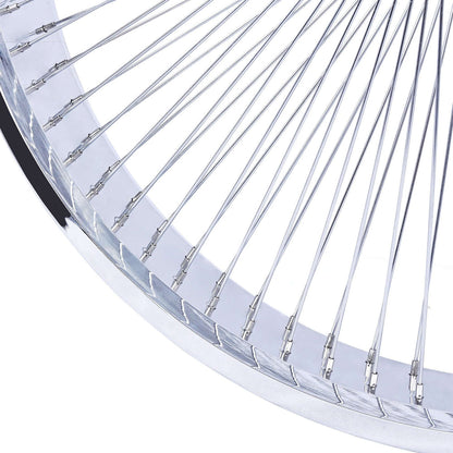 Tracer WH-TH7526140C-CP Lowrider 26"*3" Coaster Brake Alloy Chrome Fat Rims Wheel Set