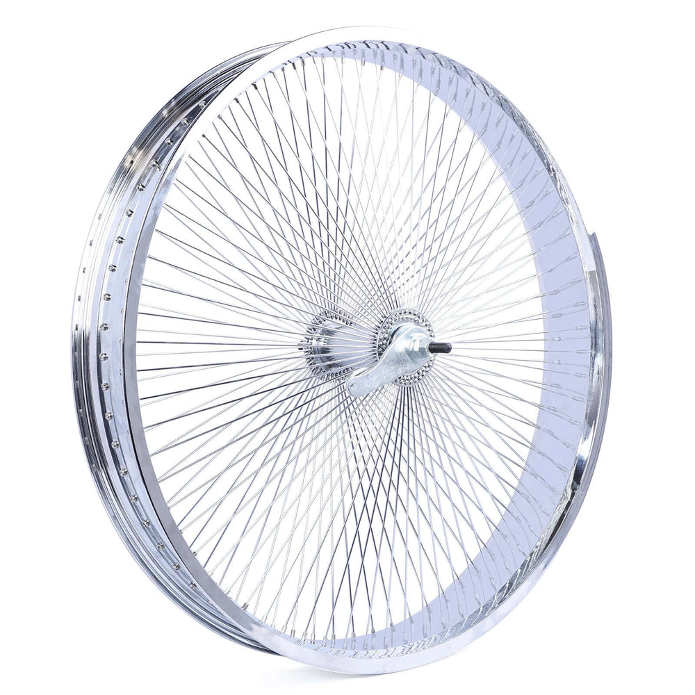 Tracer WH-TH7526140C-CP Lowrider 26"*3" Coaster Brake Alloy Chrome Fat Rims Wheel Set