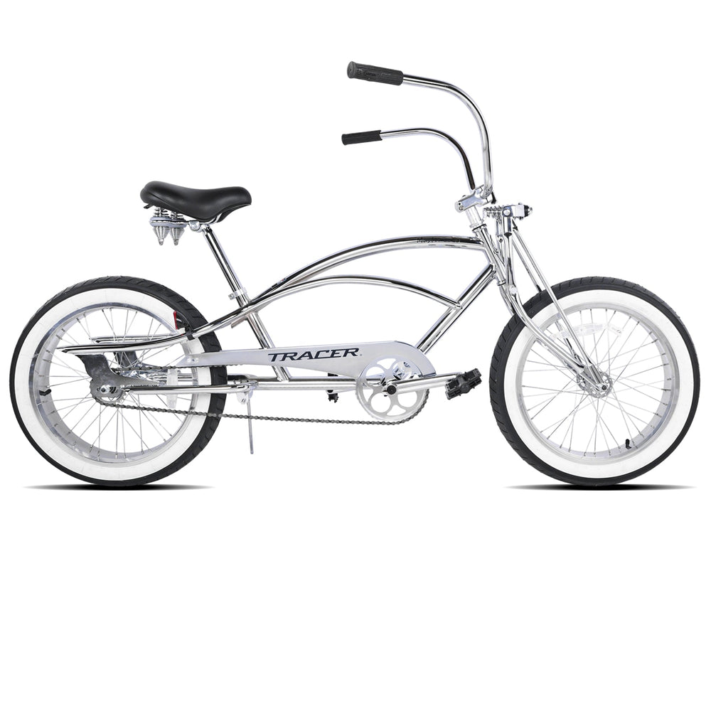 Master 2.0 GS Chrome Stretch Cruiser Bike 20 inch