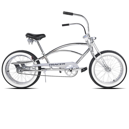 Master 2.0 GS Chrome Stretch Cruiser Bike 20 inch