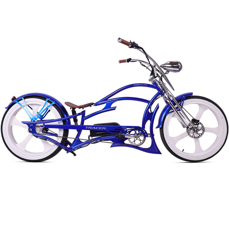 Raptor Pro DS 800W Stretch Cruiser Ebike