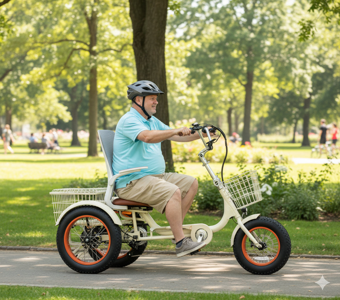 Simple Glide  Low Seat  750w Recumbent ETrike