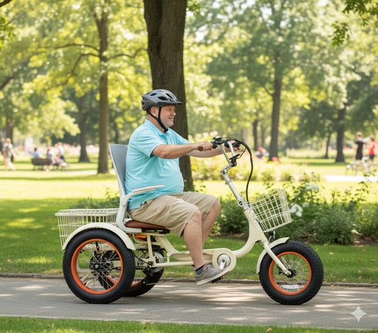 Simple Glide  Low Seat  750w Recumbent ETrike