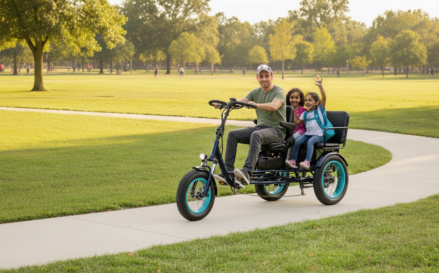 EVRY journey Recumbent EBike Rickshaw 750w