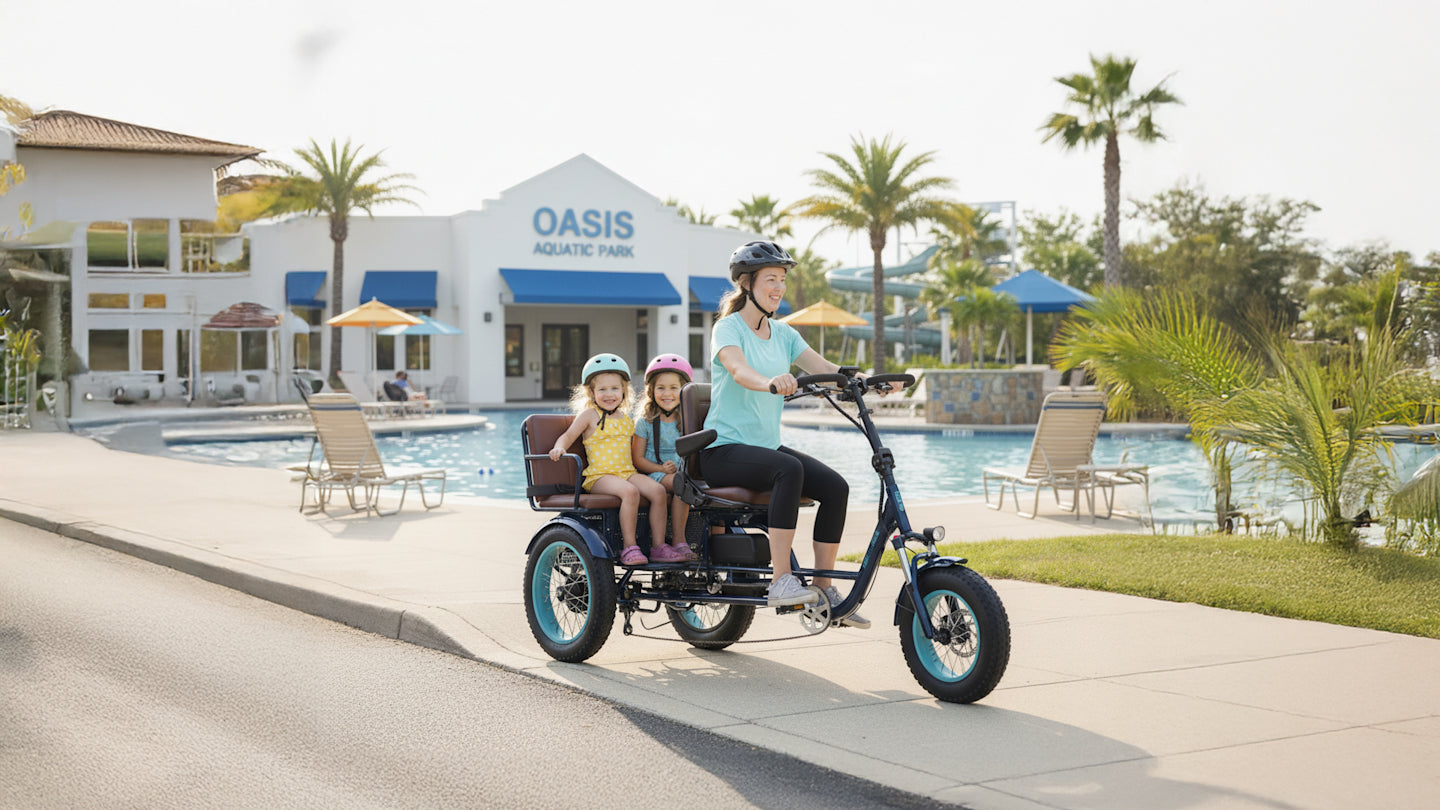 EVRY journey Recumbent EBike Rickshaw 750w