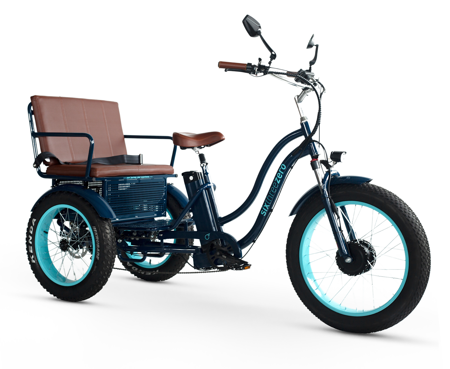 EVRY journey Electric Tricycle Rickshaw 2026  w/ Hitch Attachment & Hydraulic Brakes