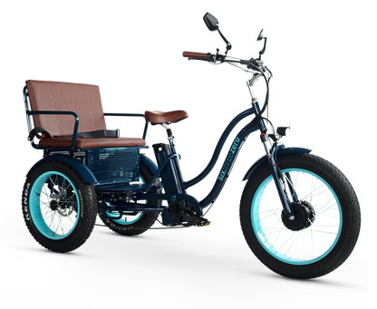EVRY journey Electric Tricycle Rickshaw 2026  w/ Hitch Attachment & Hydraulic Brakes