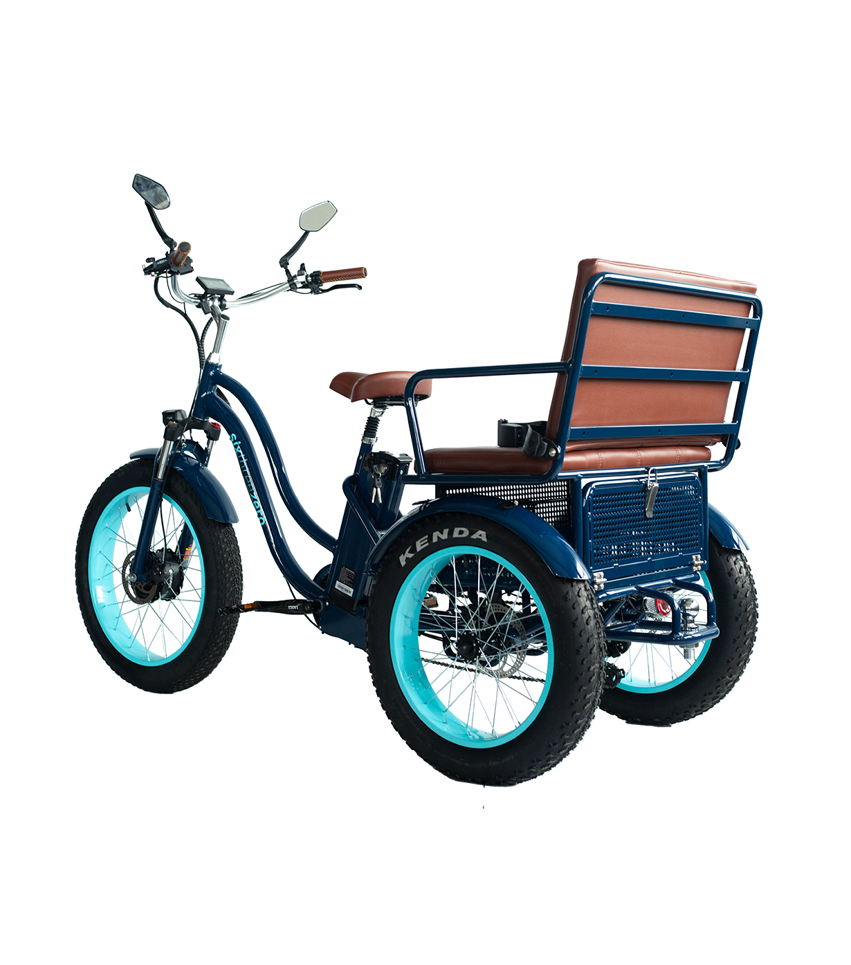 EVRY journey Electric Tricycle Rickshaw 2026  w/ Hitch Attachment & Hydraulic Brakes