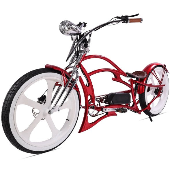 Raptor Pro DS 800W Stretch Cruiser Ebike