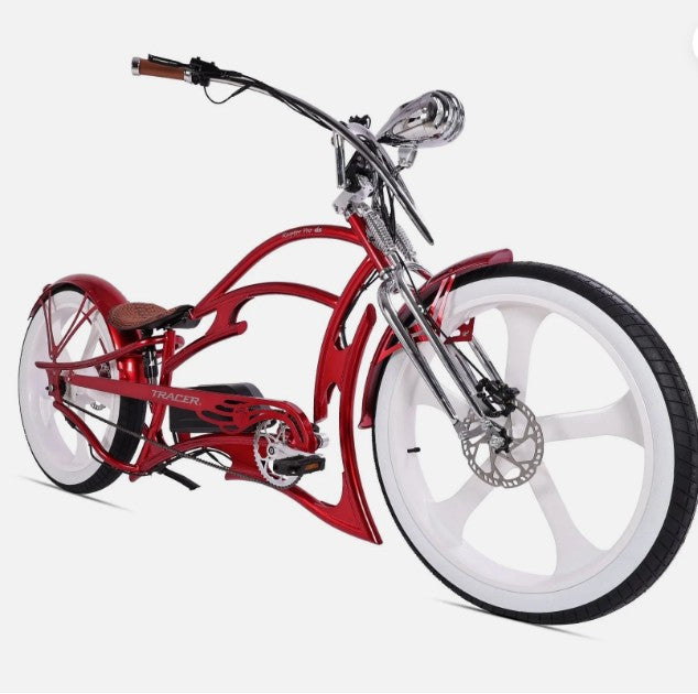 Raptor Pro DS 800W Stretch Cruiser Ebike