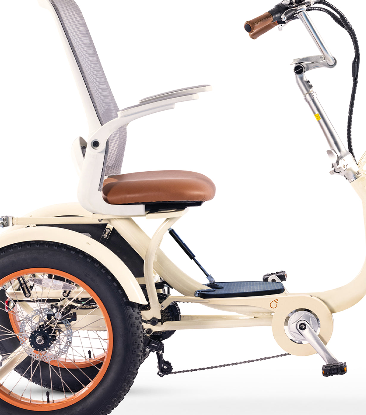 Simple Glide Fat Tire 750W  Recumbent E Trike 2026 w/ Footrest & Hitch Connector