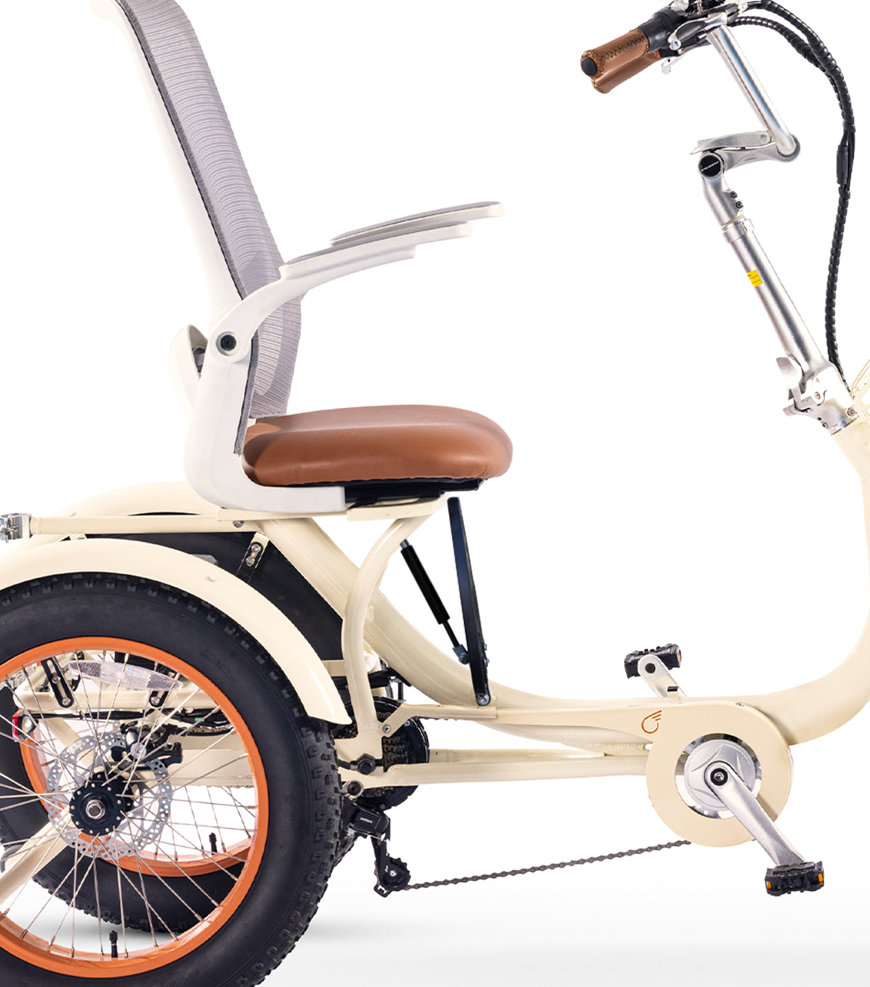 Simple Glide Fat Tire 750W  Recumbent E Trike 2026 w/ Footrest & Hitch Connector