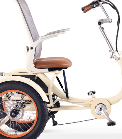 Simple Glide Fat Tire 750W  Recumbent E Trike 2026 w/ Footrest & Hitch Connector