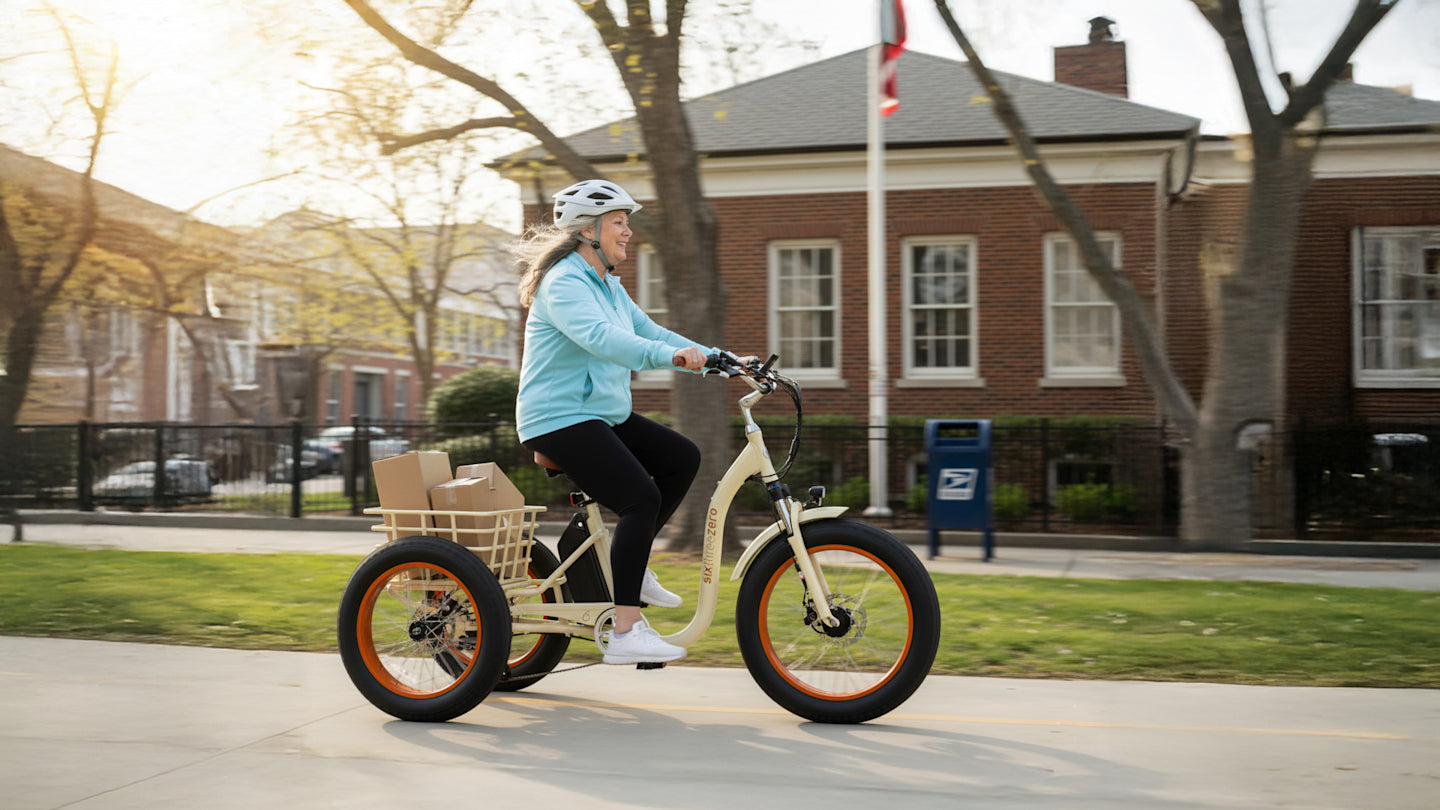 Simple Step Thru FAT Tire 3 Wheel Electric Bike