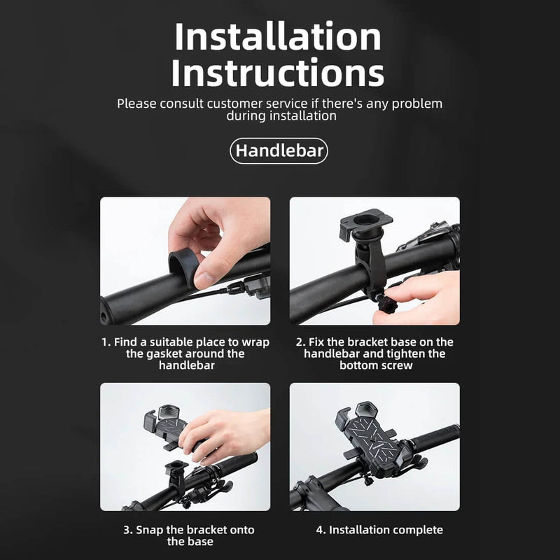 360° View Universal Bike Phone Holder