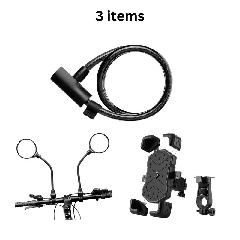 Viribus Accessories Package - Lock & Phone Holder & Mirror